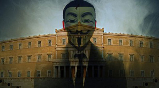 Οι Anonymous χτύπησαν τη Βουλή;