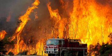 Υπό μερικό έλεγχο η πυρκαγιά στη Μικροκώμη του Δήμου Βόλβης 3