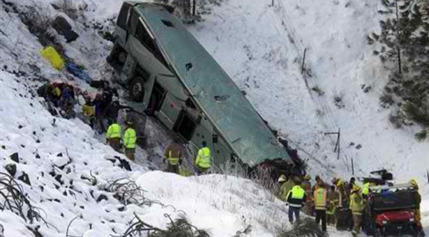ΗΠΑ: Εννέα νεκροί από συντριβή τουριστικού λεωφορείου