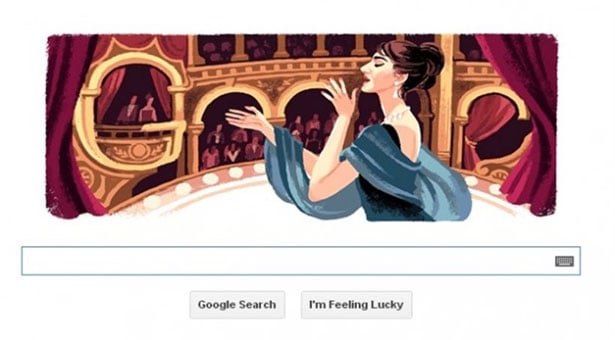 Μαρία Κάλλας:  Η Google τιμά τη μεγάλη ελληνίδα ντίβα της όπερας!