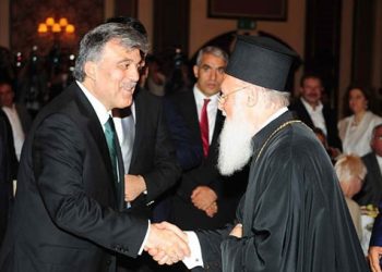 Ο Πατριάρχης στον απερχόμενο πρόεδρο της Τουρκίας Γκιουλ