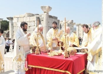 Ο Πατριάρχης λειτούργησε στη Μενεμένη για πρώτη φορά μετά την Μικρασιατική Καταστροφή