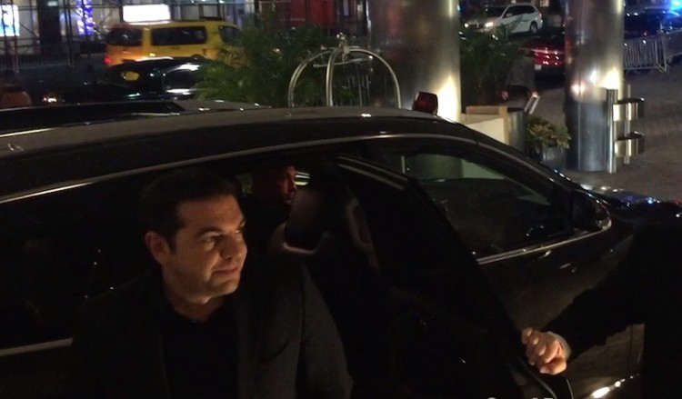 Έφτασε στη Νέα Υόρκη ο Αλέξης Τσίπρας (βίντεο)