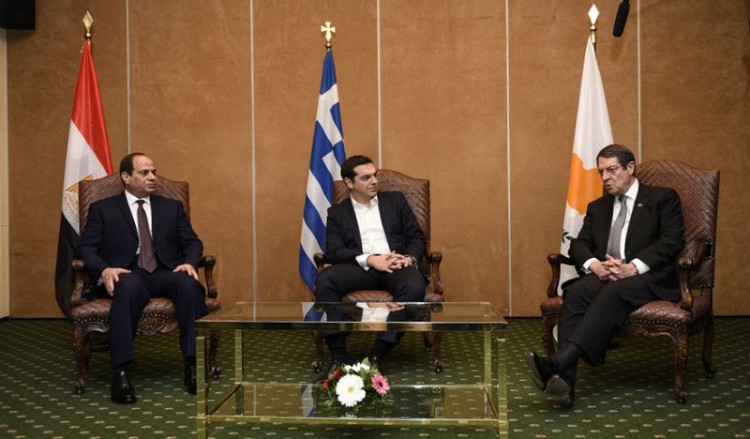 Ενέργεια, ασφάλεια και οικονομία στην τριμερή συνάντηση Ελλάδας, Κύπρου, Αιγύπτου