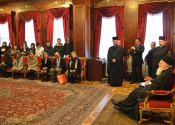Ο Οικουμενικός Πατριάρχης υποδέχεται μαθητές ομογενειακών σχολείων της Πόλης