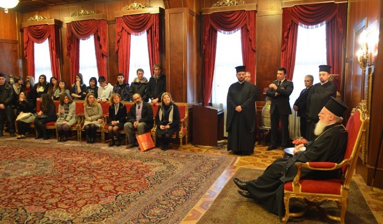 Ο Οικουμενικός Πατριάρχης υποδέχεται μαθητές ομογενειακών σχολείων της Πόλης