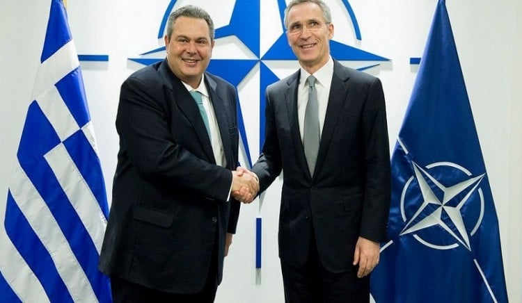 Καμμένος: Ναι υπό όρους στην εμπλοκή του ΝΑΤΟ στο Αιγαίο