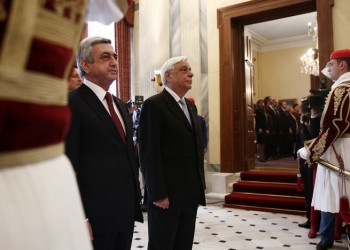 Μήνυμα ότι δεν ξεχνούν τη γενοκτονία Ποντίων και Αρμενίων έστειλαν οι πρόεδροι Ελλάδας και Αρμενίας