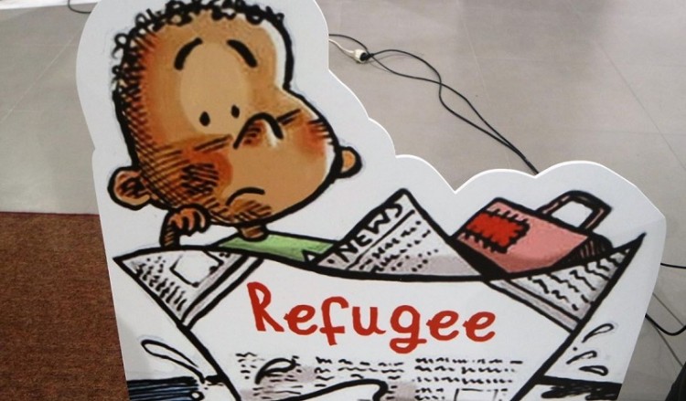 Στο Σύνταγμα η έκθεση σκίτσων για το Προσφυγικό
