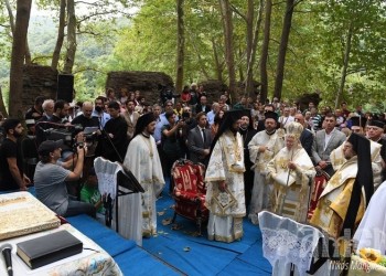 Ο Οικουμενικός Πατριάρχης και φέτος στα ερείπια της Μονής Φανερωμένης στην Κύζικο