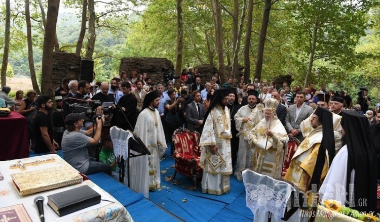 Ο Οικουμενικός Πατριάρχης και φέτος στα ερείπια της Μονής Φανερωμένης στην Κύζικο