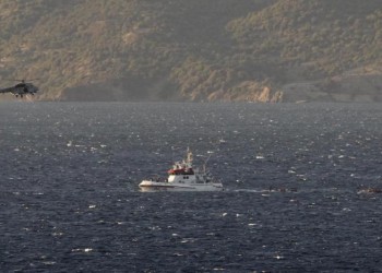 Πτήση τουρκικού ελικοπτέρου πάνω από τη νησίδα Παναγιά των Οινουσσών