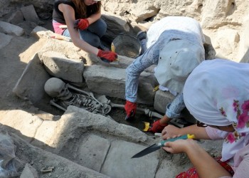 Βυζαντινοί τάφοι και ατόφιοι σκελετοί βρέθηκαν στην αρχαία Στρατονίκεια (φωτο)