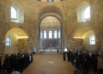 Θεία Λειτουργία στη Ροτόντα της Θεσσαλονίκης