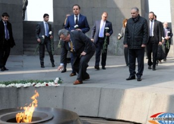 Μήνυμα Κοτζιά από την Αρμενία, από το μνημείο της Γενοκτονίας