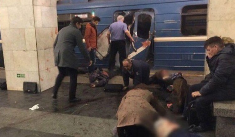 Ισχυρή έκρηξη στο μετρό στην Αγία Πετρούπολη
