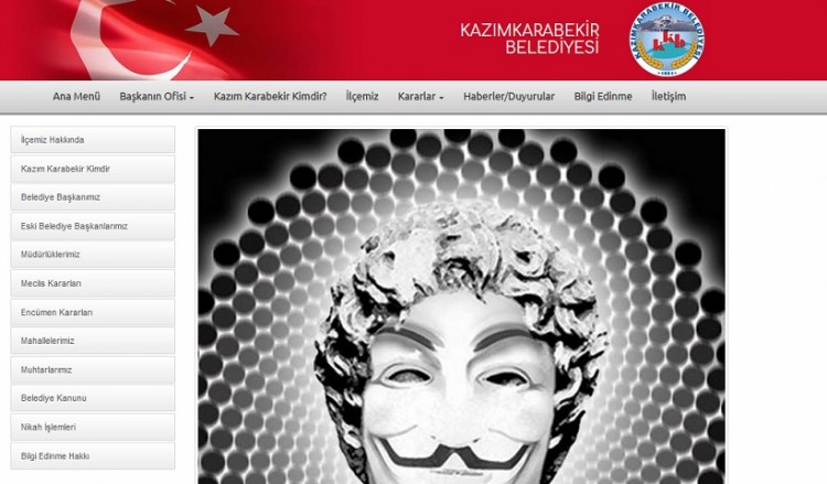 Ο Ερντογάν στο στόχαστρο των Anonymous Greece