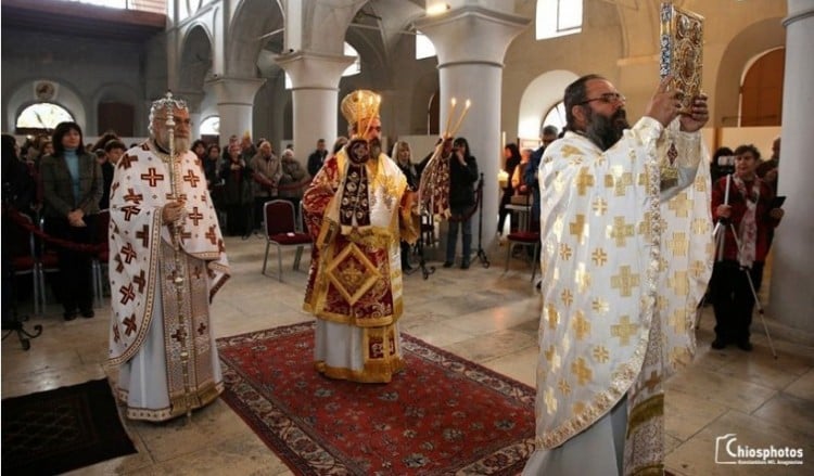 Με λαμπρότητα ο εορτασμός του Αγίου Χαραλάμπους στον Τσεσμέ (Κρήνη)