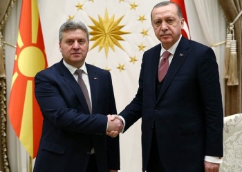Συνάντηση Ερντογάν με Ιβάνοφ – «Όχι» σε αλλαγή Συντάγματος από τον πρόεδρο της πΓΔΜ