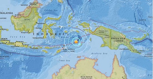 Σεισμός στα νησιά Τανινμπάρ στην Ινδονησία – Προειδοποίηση για τσουνάμι