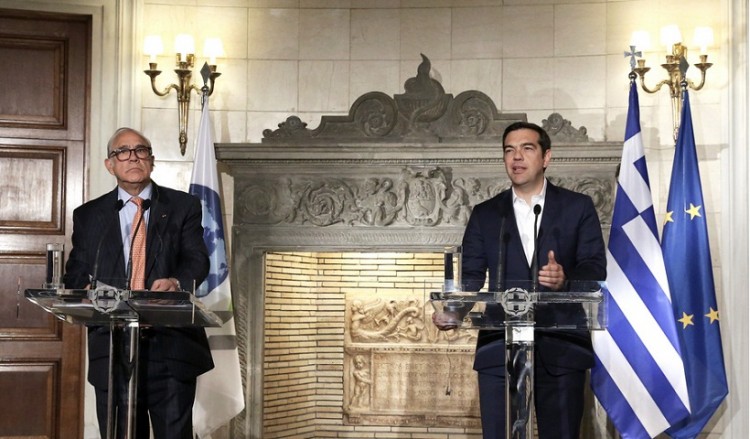 Τσίπρας-Γκουρία: Η Ελλάδα πρωταθλήτρια του ΟΟΣΑ σε μεταρρυθμίσεις, ώρα για ελάφρυνση του χρέους