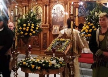 Ο Βόλος υποδέχθηκε το ιερό λείψανο του Οσίου Γεωργίου Καρσλίδη
