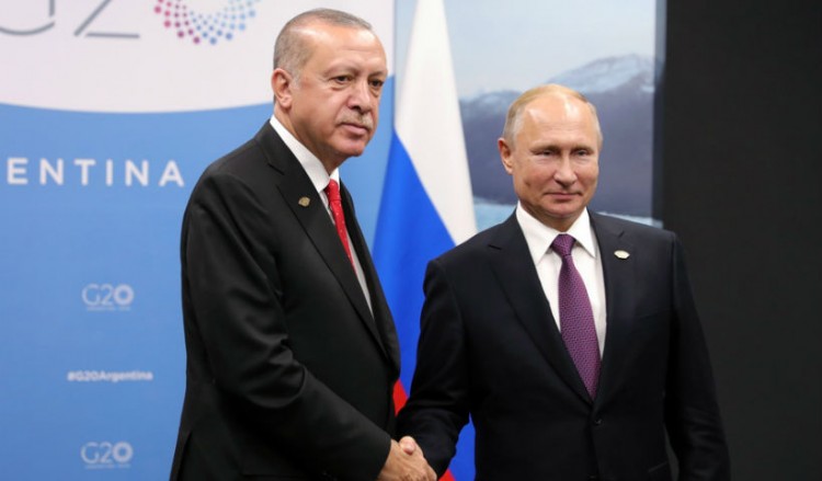 Συνάντηση Πούτιν-Ερντογάν για ενέργεια και Συριακό