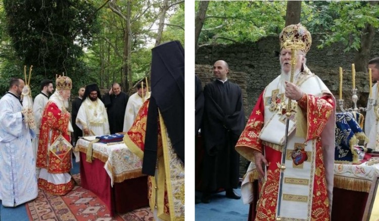 Η Παναγία γιορτάστηκε και φέτος στα ερείπια της Μονής Φανερωμένης στην Κύζικο