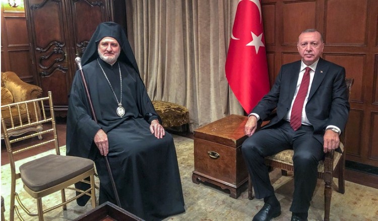 Συνάντηση Αρχιεπισκόπου Ελπιδοφόρου με Ερντογάν στη Νέα Υόρκη