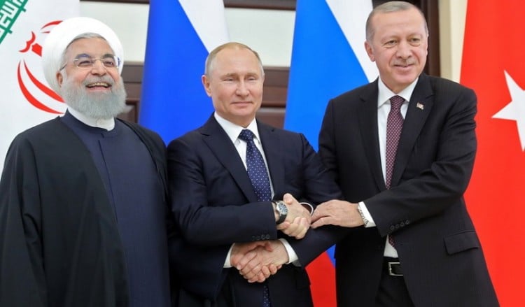Τριμερής σύνοδος για τη Συρία: Ο Ερντογάν υποδέχεται Πούτιν και Ροχανί