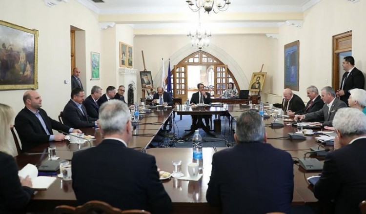 Κύπρος: Συνεδρίαση του Συμβουλίου Πολιτικών Αρχηγών υπό τον Ν. Αναστασιάδη
