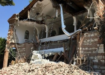 Τουρκία: Κατεδάφισαν την ιστορική εκκλησία του Αγίου Γεωργίου στην Προύσα