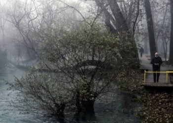 Ομίχλη στην πόλη της Δράμας (φωτ.:
EUROKINISSI/Δημήτρης Μεσσήνης)