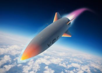 Καλλιτεχνική απόδοση του Hypersonic Air-breathing Weapon Concept (HAWC) (πηγή: Lockheed Martin Aeronautics)