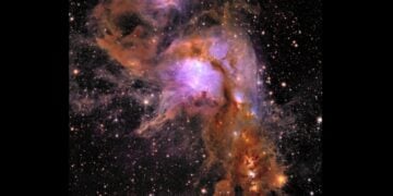 Ο Messier 78, ένα φυτώριο αστεριών που περιβάλλεται από διαστρική σκόνη (φωτ.: ESA/Euclid/Euclid Consortium/NASA, image processing by J.-C. Cuillandre (CEA Paris-Saclay), G. Anselmi; CC BY-SA 3.0 IGO or ESA Standard Licence)