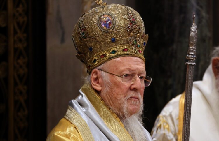 Ο Οικουμενικός Πατριάρχης Βαρθολομαίος (φωτ.: ΑΠΕ-ΜΠΕ/Αλέξανδρος Μπελτές)