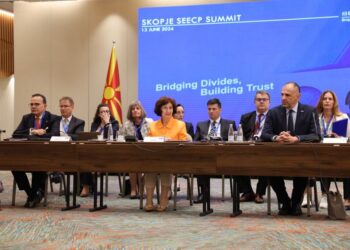 (Φωτ.: ΑΠΕ-ΜΠΕ /Προεδρία της Δημοκρατίας της «Βόρειας Μακεδονίας»)