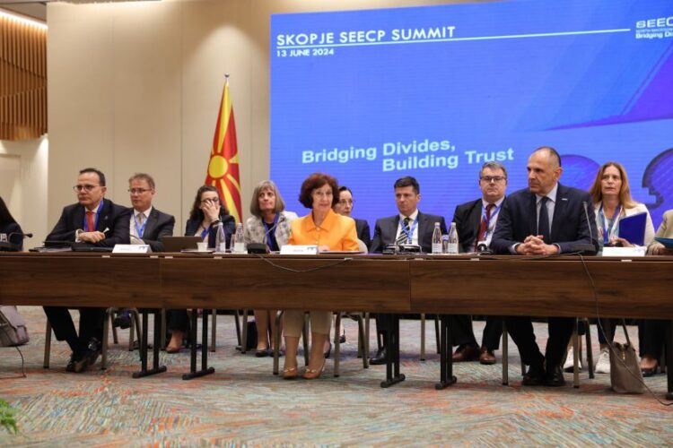 (Φωτ.: ΑΠΕ-ΜΠΕ /Προεδρία της Δημοκρατίας της «Βόρειας Μακεδονίας»)