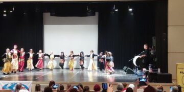 Το παιδικό χορευτικό τμήμα θα παρουσιάσει τη δουλειά του στα «Αναλήψια 2024» (φωτ.: facebook/Τριανταφυλλιά Γκίση)