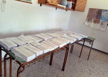 Όλα έτοιμα σε εκλογικό τμήμα στο Ναύπλιο για τις ευρωεκλογές (φωτ.: ΑΠΕ-ΜΠΕ / Ευάγγελος Μπουγιώτης)