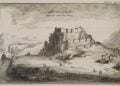 Άποψη του φρουρίου Χασάν Καλέ από τον δρόμο του Καρς, το 1717 (πηγή: Βιβλιοθήκη Ιδρύματος Αικατερίνης Λασκαρίδη/TOURNEFORT, Joseph Pitton)