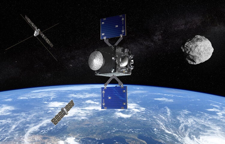 Φωτογραφία που έδωσε στη δημοσιότητα η Ευρωπαϊκή Διαστημική Υπηρεσία για την αποστολή του σκάφους RAMSES (πηγή: ESA)