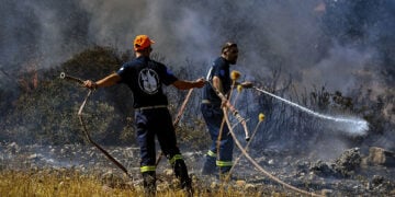 Από την πυρκαγιά στο Σοφικό (φωτ.: EUROKINISSI / Βασίλης Ψωμάς)