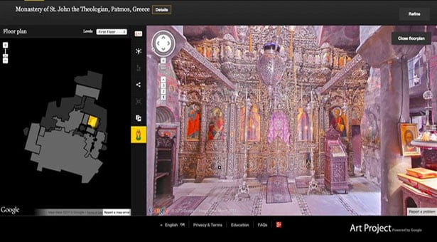 Eλληνικό το πρώτο μοναστήρι στον κόσμο με εικόνικη περιήγηση Google