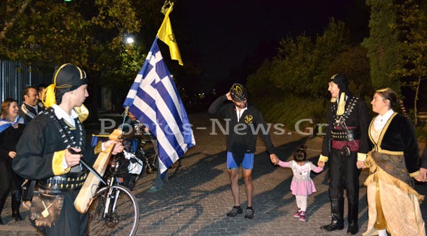 Έφτασε στην Αθήνα ο ποδηλάτης του Πόντου