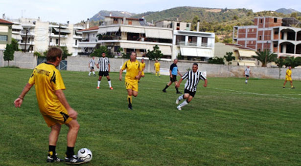 Αγώνας Παλαιμάχων ΑΕΚ - Πιερικός στα Καζαντζίδεια 2013