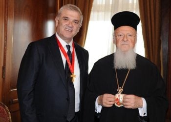 Άρχων χειροθετήθηκε ο Δημήτρης Μελισσανίδης από τον Bαρθολαμαίο