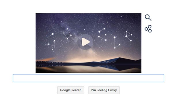 Περσείδες 2014 και στο doodle της Google (βίντεο)