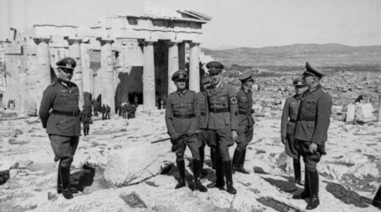 Χάρτης ντοκουμέντο με τα 1.170 χωριά που κατέστρεψαν οι Ναζί