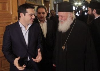 «Ευχαριστώ» του Τσίπρα στον Ιερώνυμο για την εκκλησιαστική περιουσία